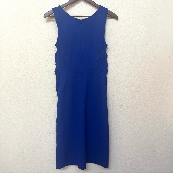Armani Collezioni Blue Side Ruched Sleeveless Dress B19/20 - Picture 4 of 10
